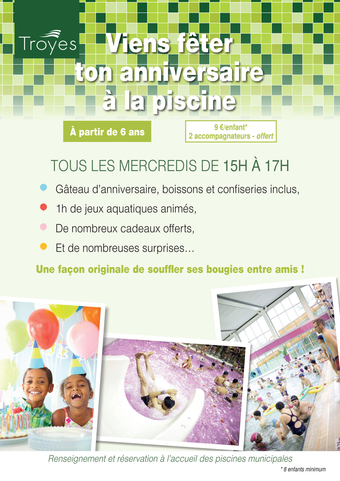 Anniversaire A La Piscine Les Sports A Troyes Anniversaire A La Piscine Les Sports A Troyes