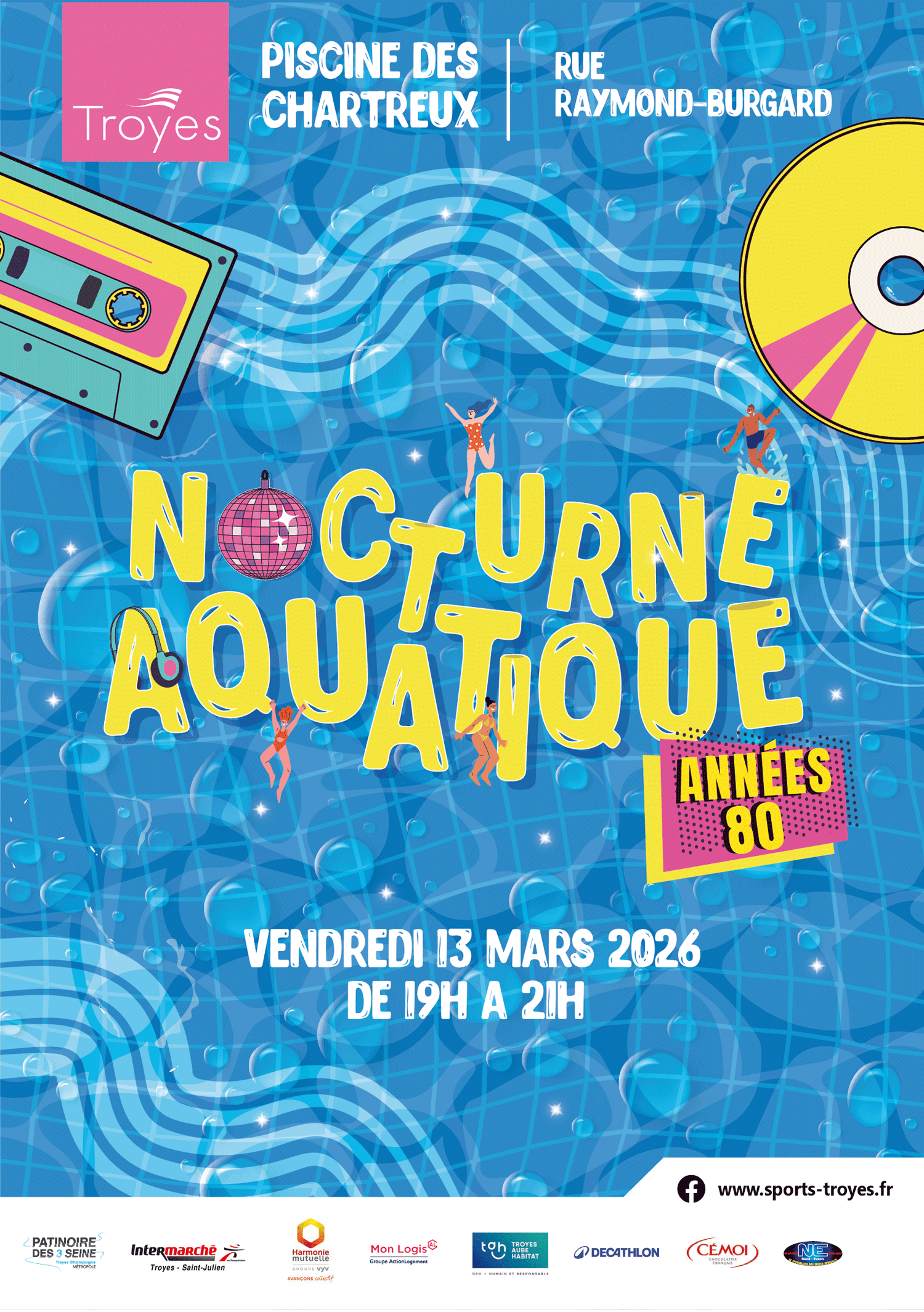 Affiche nocturne aquatique