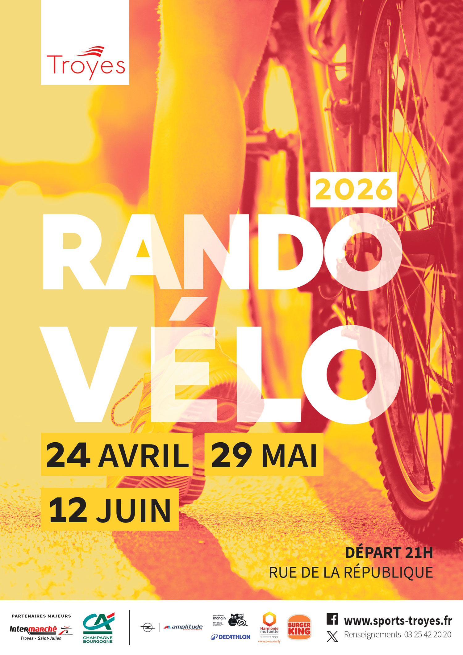 Affiche randos vélo
