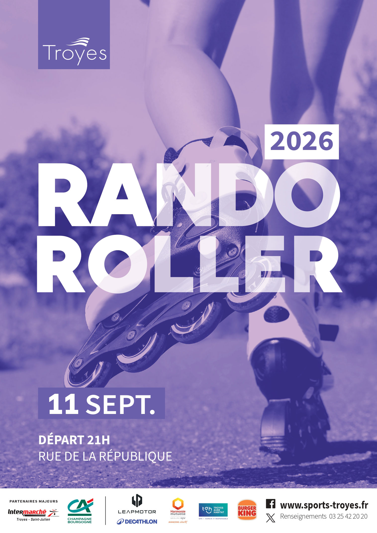 Affiche randos rollers